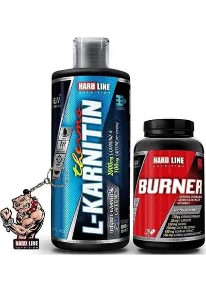 Hardline Thermo L Karnitin + Burner Kombinasyonu: Etkili ve Güçlü Yağ Yakım Destek Ürünü