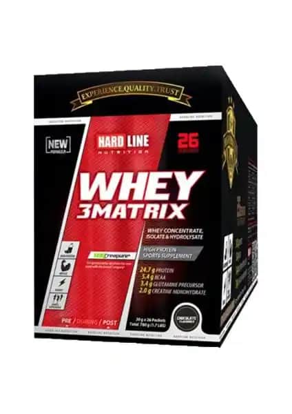 Hardline Whey 3 Matrix Protein Tozu ile Kas Gelişimini Hızlandıran Çok Yönlü Takviye
