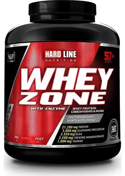 Hardline Whey Zone Sarı Meyveli Protein Tozu Sporcular ve Aktif Bireyler İçin Güç ve Lezzet Sunar