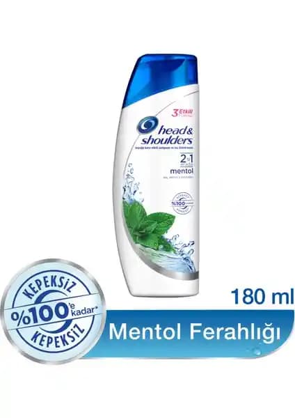 Head&Shoulders Mentol Ferahlığı Şampuanı Kepek ve Saç Derisi Rahatlatıcı Özelliklerle