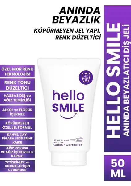 Hello Smile Anında Beyazlık Ürünü: Hızlı ve Etkili Diş Beyazlatma Çözümü