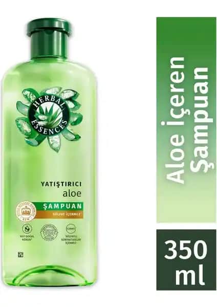 Herbal Essences Sülfatsız Aloe İçeren Şampuan Kuru Saçlar İçin Nemlendirici ve Güçlendirici