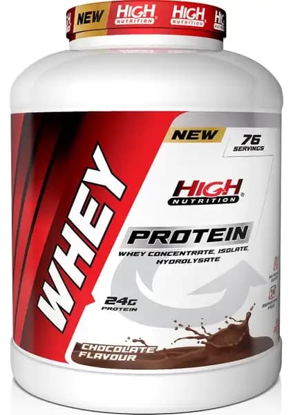 High Whey Protein 2280 gr Çikolata Aromalı Sporcu ve Aktif Yaşam Takviyesi