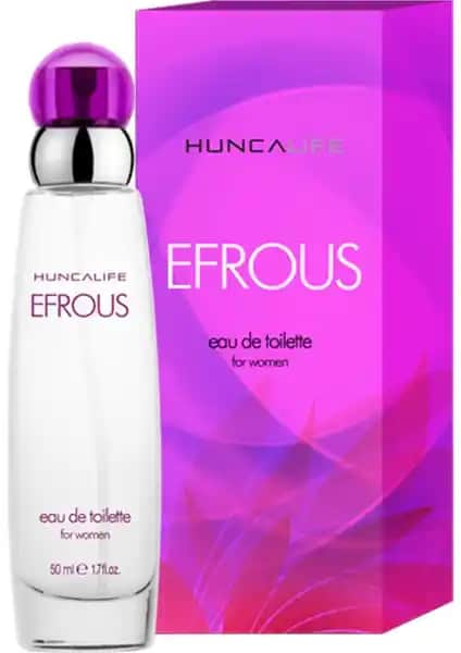 Huncalife Efrouse Kadın Parfümü 50 ml Çiçeksi ve Taze Koku, Günlük ve Özel Kullanım İçin