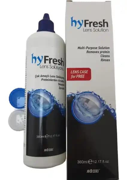 Hyfresh 360 ml Çok Amaçlı Kontak Lens Bakım Solüsyonu Güvenilir ve Etkili Bir Seçenektir