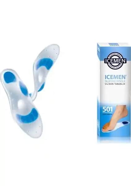 Icemen Tam Anatomik Silikon Ayakkabı Tabanlığı: Ergonomik ve Şok Emici Tasarım