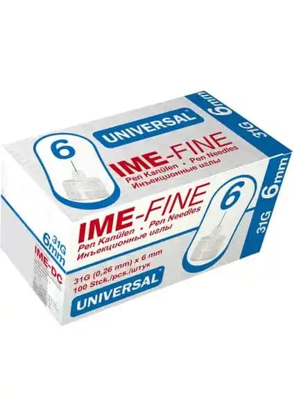 İme-Dc İmın Fıne 6mm İğne Ucu ile Güvenli ve Konforlu Diyabet Enjeksiyonu