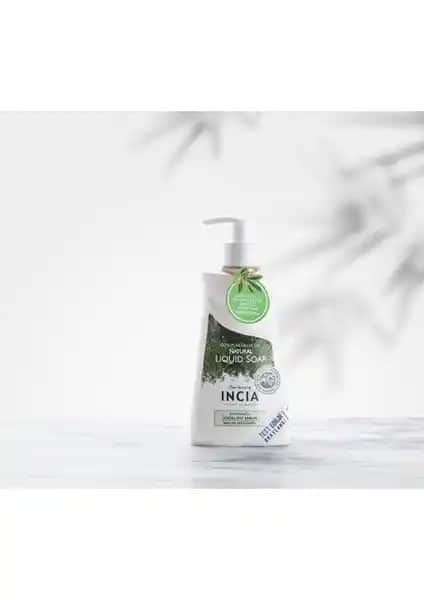 İncia Yoğun Nemlendiricili Zeytinyağlı Sıvı Sabun Cilt Sağlığı ve Doğal İçeriklerle Güçlendirir
