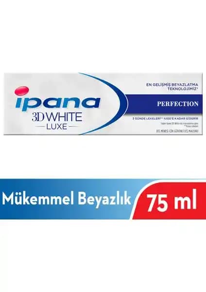 İpana Ipana 3 Boyutlu Luxe Perfection Diş Macunu ile Beyazlık ve Temizlik Sağlayan Gelişmiş Çözüm