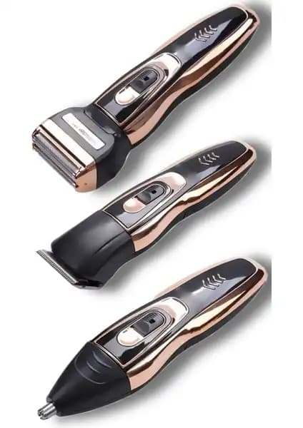 Ipone 3 Başlıklı Çok Fonksiyonlu Tıraş Makinesi: Yüz, Sakal ve Vücut Bakımı İçin Uygun