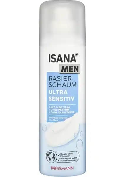 Isana Men Tıraş Köpüğü Ultra Sensitiv Aloe Vera: Hassas Erkek Ciltleri İçin Güvenilir Çözüm