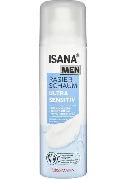 Isana Men Tıraş Köpüğü Ultra Sensitiv Aloe Vera: Hassas Erkek Ciltleri İçin Güvenilir Çözüm