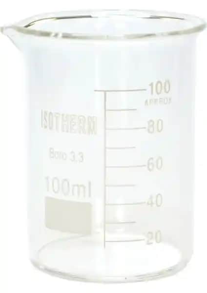 Isotherm Beher Cam Kısa Form 100 Ml - Dayanıklı ve Şık Sıvı Saklama Çözümü