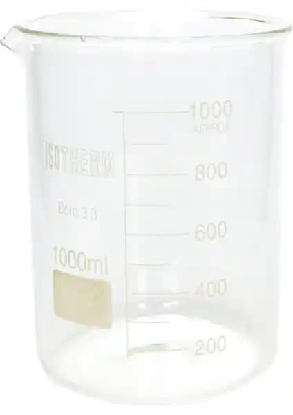 Isotherm Beher Cam Kısa Form 1000 Ml: Dayanıklı ve Güvenilir Sıvı Saklama Çözümü