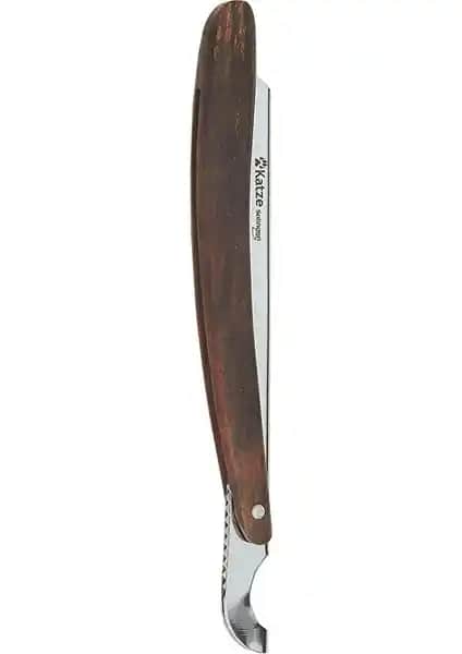 Katze U-002 Geleneksel Türk Tipi Ahşap Saplı Çelik Sakal Usturası Detaylı İnceleme