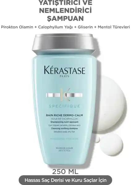 Kerastase Specifique Bain Dermocalm Riche: Hassas Saç Derisi İçin Güvenilir Nemlendirici Şampuan