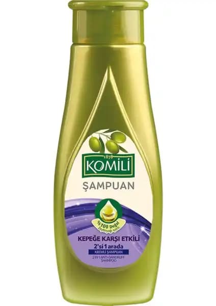 Komili Kepekli Saçlar 2 in 1 Şampuan Doğal İçeriklerle Kepek ve Saç Sağlığı