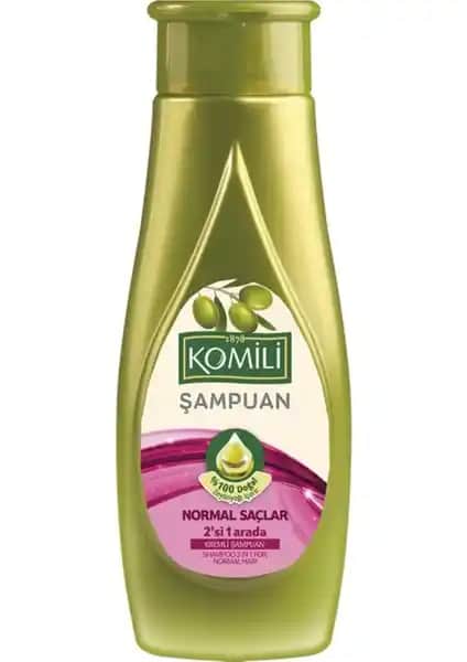 Komili Normal Saçlar İçin 2'si 1 Arada Kremli Şampuan - Doğal ve Etkili Saç Bakımı