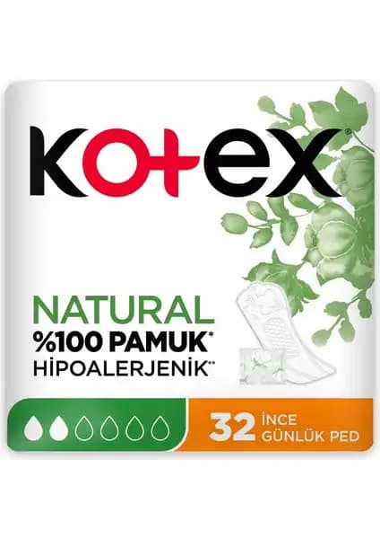 Kotex Natural Günlük Ped: Doğal Malzeme ve Konfor Sunan Güvenilir Hijyen Ürünü