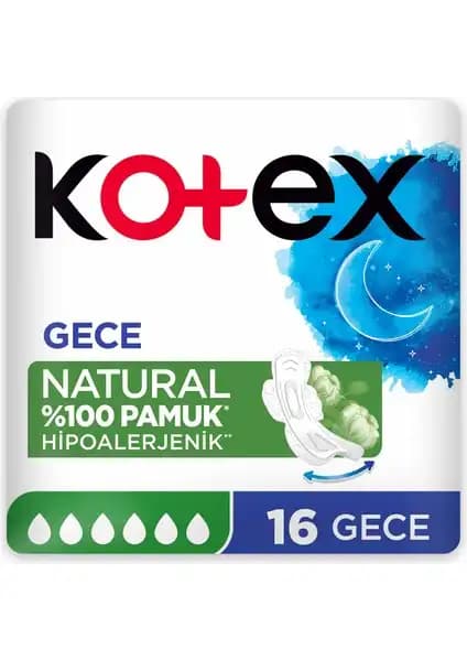 Kotex Natural Hijyenik Ped: Doğal ve Güvenli Günlük Kadın Pedleri