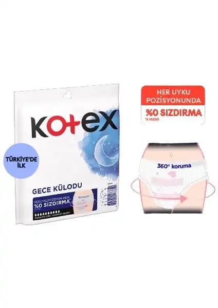 Kotex Regl Gece Külodu: Yoğun Kanamalar İçin Güvenli ve Konforlu Gece Koruyucu Ürün