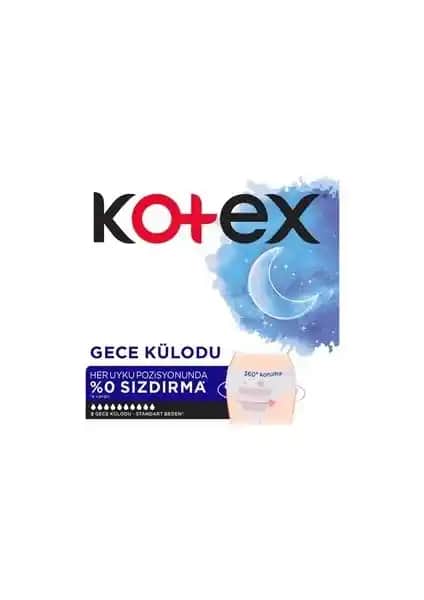 Kotex Regl Gece Külodu: Yüksek Emicilik ve Sızdırmazlık Teknolojisiyle Güvenli Uyku