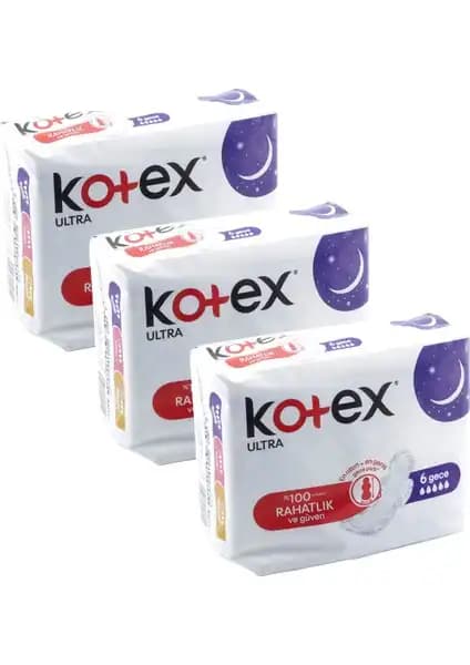 Kotex Ultra Extra Gece Hijyenik Ped: Yüksek Emicilik ve Konfor Sunan Güvenilir Ürün