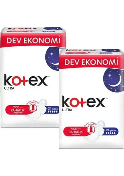 Kotex Ultra Gece Hijyenik Pedleri Güvenli ve Konforlu Kullanım İçin Tasarlandı