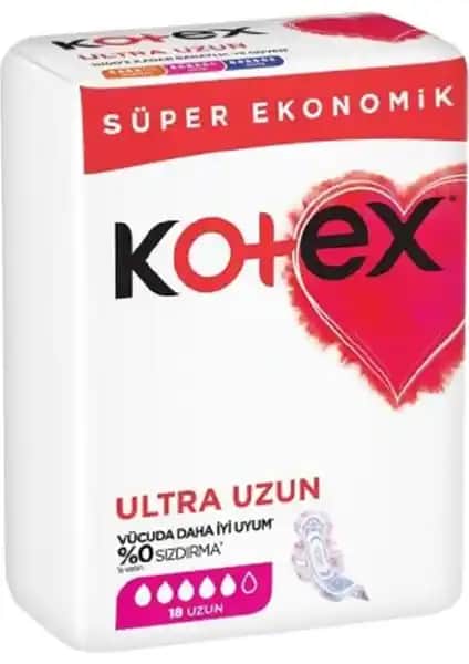Kotex Ultra Quadro Süper Eko Uzun Ped: Günlük Konfor ve Güvenlik Sağlayan Hijyen Ürünü