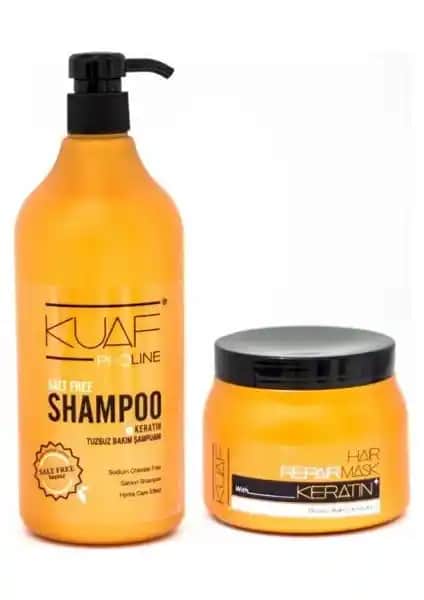 Kuaf Keratin Tuzsuz Şampuan ve Keratin Saç Maskesi ile Saçlarınızda Yeni Bir Dönem Başlatın