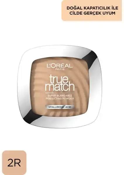 L'Oréal Paris True Match Pudra 2.R/2.C Rose Vanilla doğal ve hafif makyaj için ideal seçim