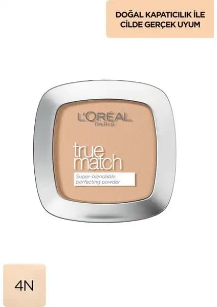 L'Oréal Paris True Match Pudra W7 Cinnamon Doğal ve Kaliteli Günlük Makyaj İçin Uygun