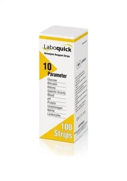 Laboquick İdrar Analiz Stribi: 10 Parametreyle Günlük Sağlık Takibi İçin Güvenilir Test Seti