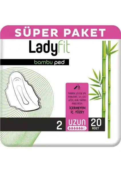 Ladyfit Bambu Ped Süper Uzun 20 Ped: Günlük Konfor ve Güvenlik İçin Uygun Seçenek
