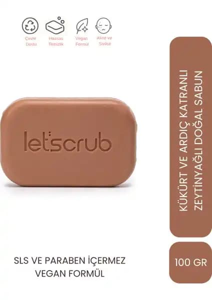 Let’scrub Zeytinyağlı Doğal Sabun: Yağlı ve Sivilce Eğilimli Ciltler İçin Doğal Çözüm