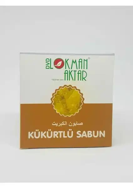 Lokman Aktar Doğal Kükürtlü Sabun 150 gr - Cilt ve Saç Bakımında Güvenilir Doğal Çözüm