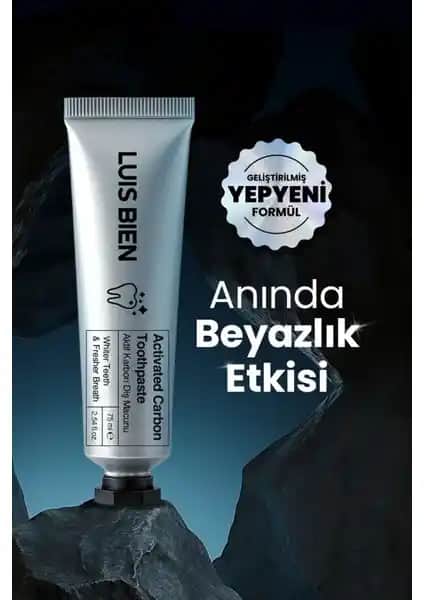 Luis Bien Aktif Karbonlu Diş Beyazlatma Macunu: Güçlü ve Dermatolojik Test Edilmiş Ağız Bakım Ürünü