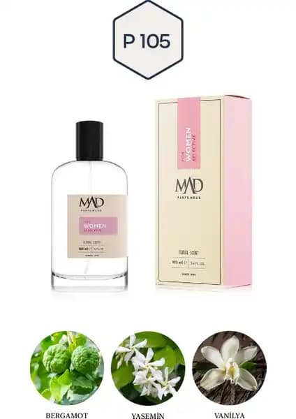 Mad Parfüm Mad P105 Selective Kadınlar İçin Zarif ve Kalıcı Çiçeksi Eau de Parfum