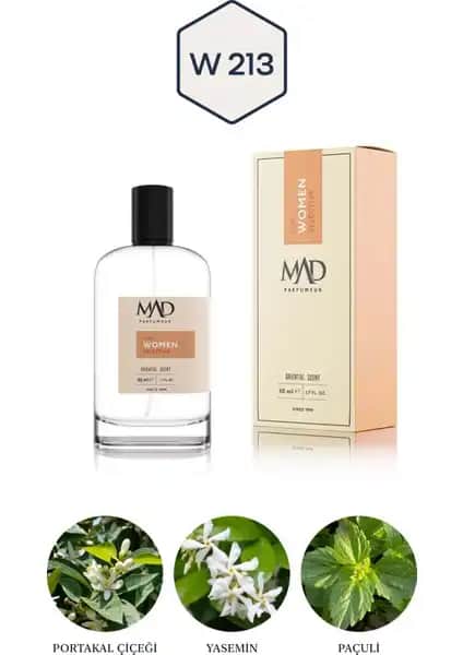 Mad Parfüm Mad W213 Selective Kadınlar İçin Uzun Süre Kalıcı Odunsu ve Baharatlı Parfüm