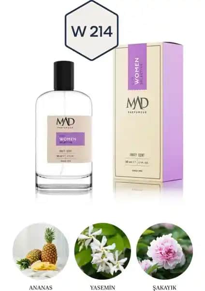 Mad Parfüm Mad W214 Selective Kadın Parfümü Ferah ve Kalıcı 50 ml Eau de Parfum