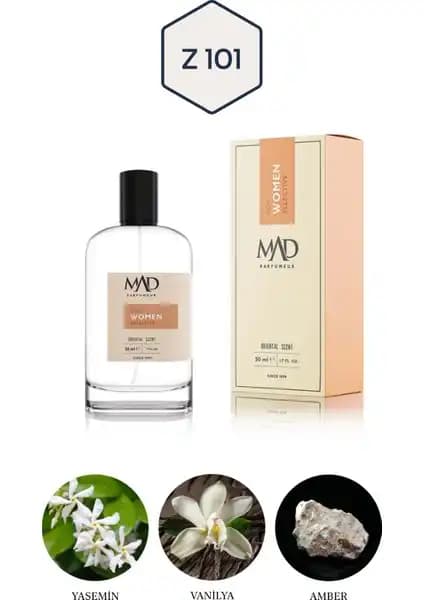 Mad Z101 Selective Kadın Parfümü 50 ml Zarif ve Kalıcı Koku Deneyimi