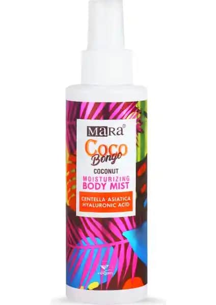 Mara Coco Bongo Vücut Spreyi Centella Asiatica ve Hyalüronik Asit İçeriği ile Doğal Nemlendirici
