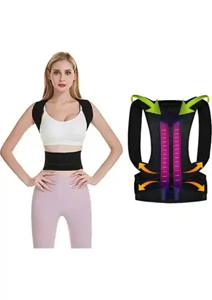 Markaflex Çift Balenli Bel ve Sırt Korsesi ile Duruşunuzu Geliştirin ve Ağrılardan Kurtulun