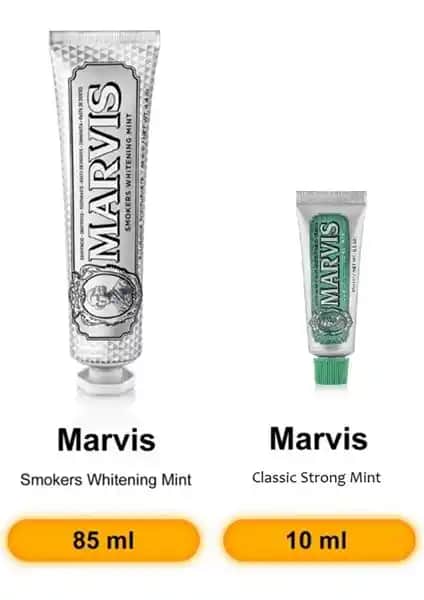 Marvis Smokers Whitening Mint Diş Macunu: Güçlü Temizlik ve Ferah Nane Aromasıyla Parlak Gülüş