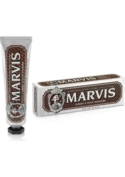 Marvis Sweet&Sour Rhubarb Mint Diş Macunu: Eşsiz Aroması ve Güçlü Temizlik Özellikleri