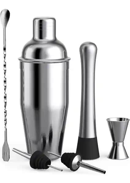 MBW 750ml 6'lı Paslanmaz Kokteyl Hazırlama Seti Şık Tasarım ve Kullanışlılık