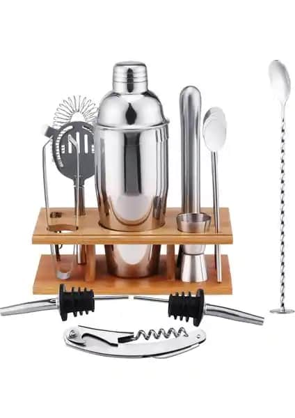 MBW Ev Bar Kullanımı İçin 14'lü Kokteyl Seti Profesyonel ve Şık Tasarım ile Üstün Performans