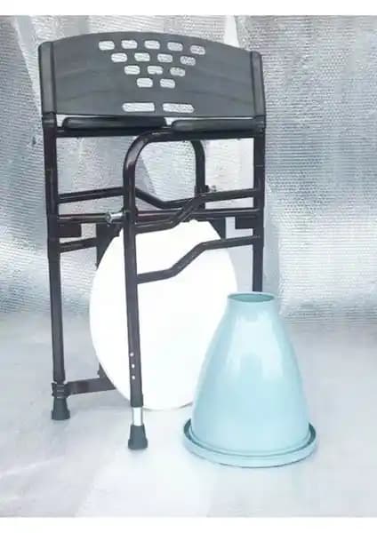 Medikalbim Borulu Hasta ve Yaşlı Tuvalet Sandalyesi Güvenli ve Pratik Kullanım için Tasarlandı