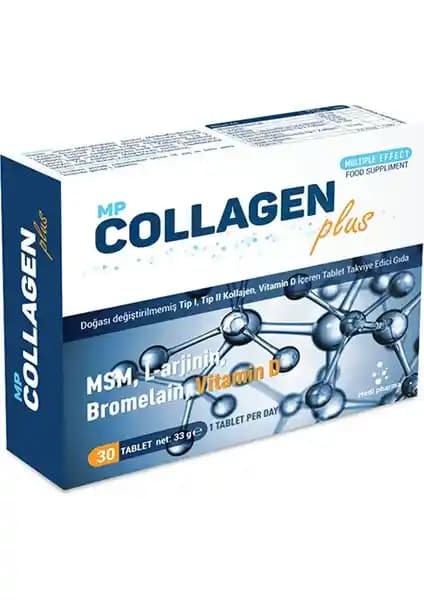 Medipharma Mp Collagen Plus Tip 1 Tip 2: Cilt ve Kemik Sağlığını Destekleyen Takviye Ürünü
