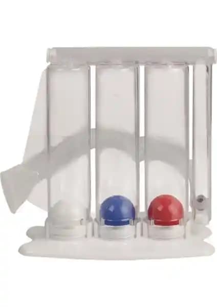 MedLon Triflo 3 Toplu Solunum Egzersizi Cihazı Akciğer Güçlendirme ve Solunum Sağlığı Destekleri